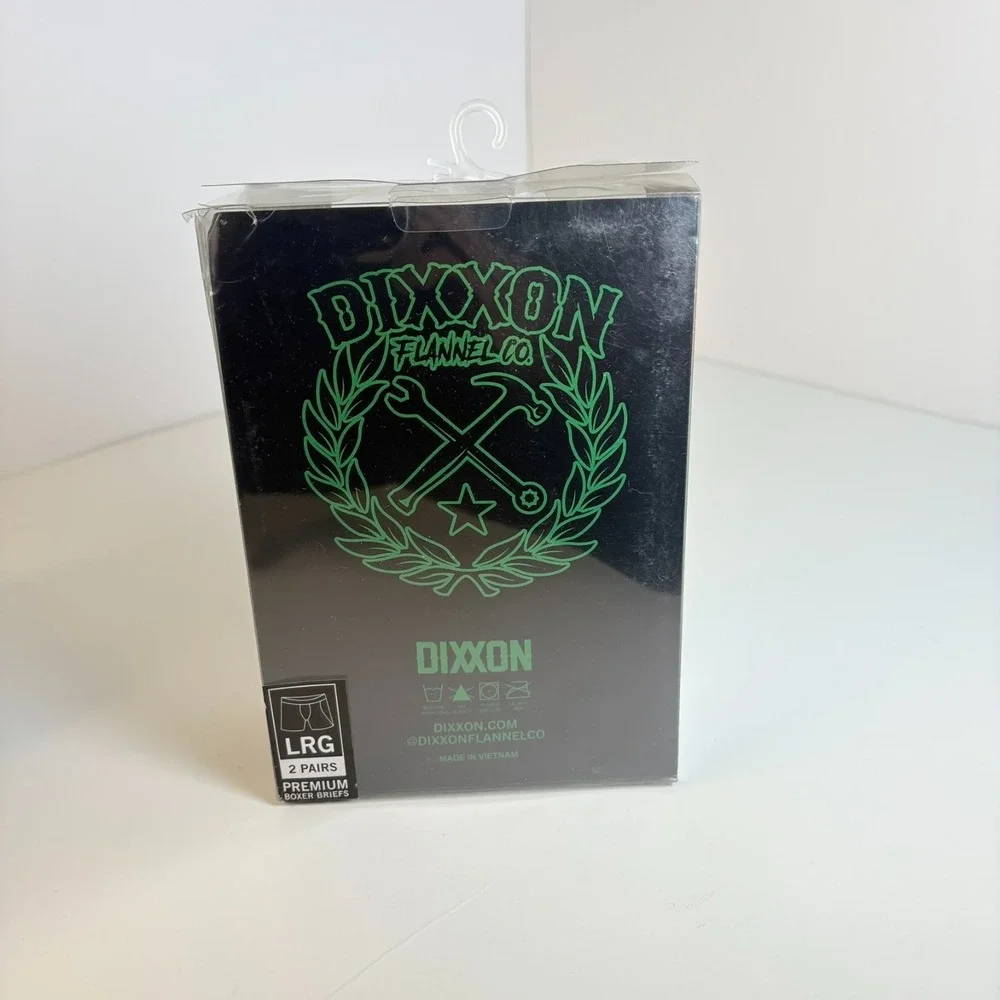 Dixxon Boxer Briefs 2 Pack Mens L Premium Stretch Underwear NWT